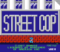 Street Cop title screenshot